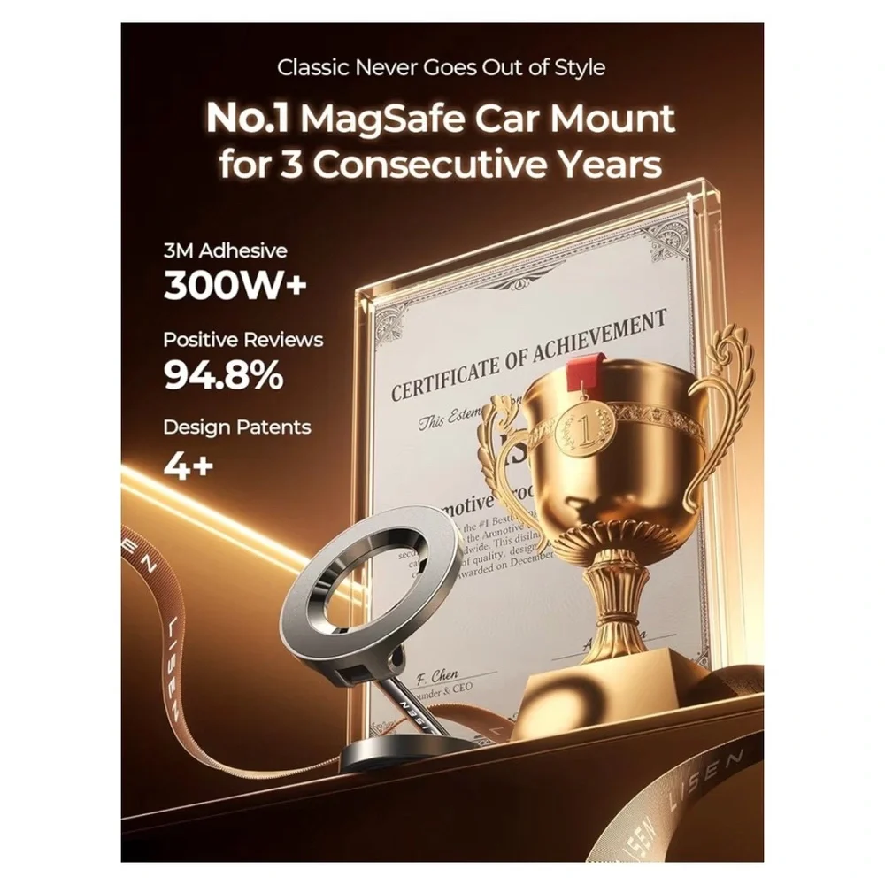 Magnetic Car Mount for Car Dashboard (A236)